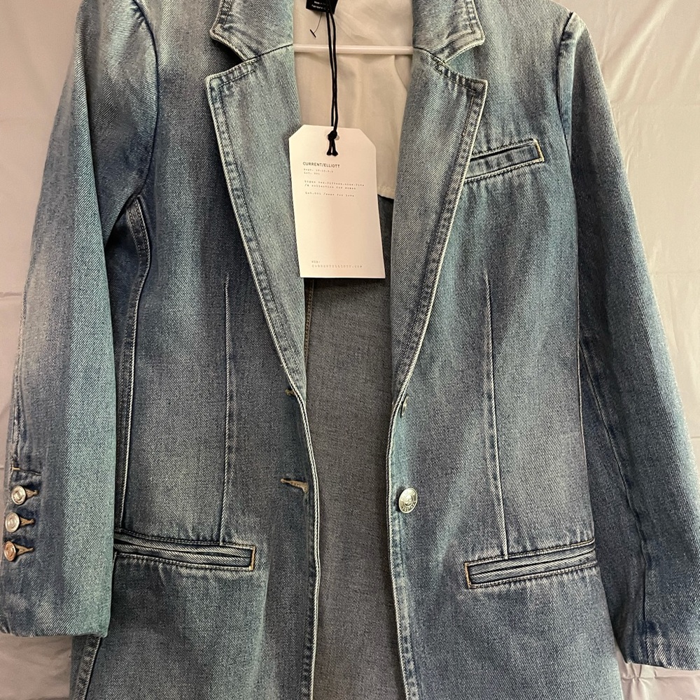 Denim blazer